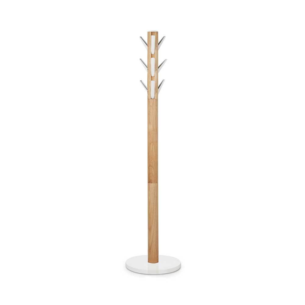 Flapper Coat Rack Wht/Nat