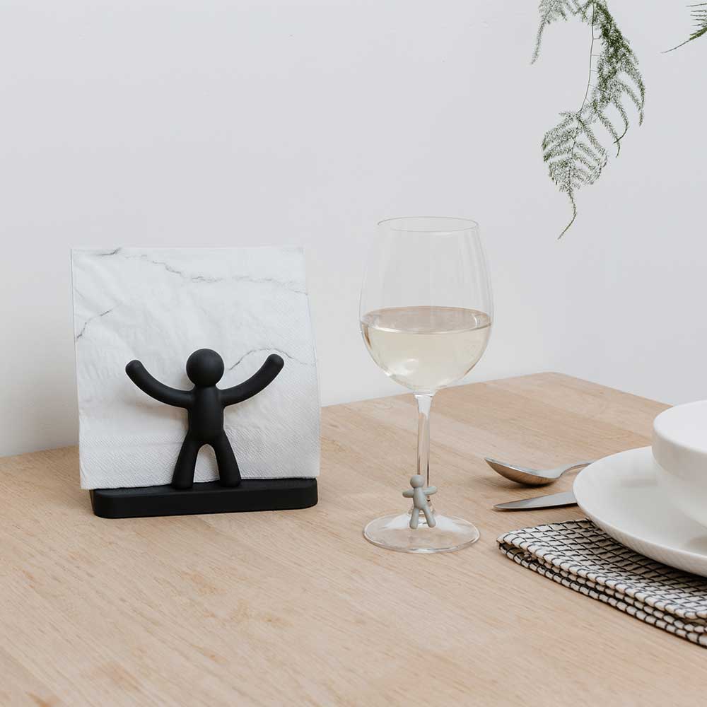 Buddy Napkin Hldr Black