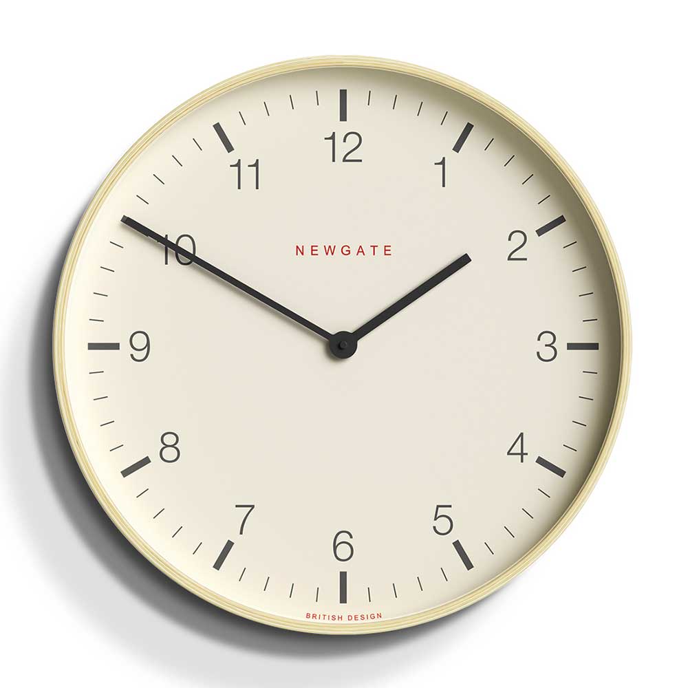 Newgate Mr Clarke 28cm Wall Clock Pale