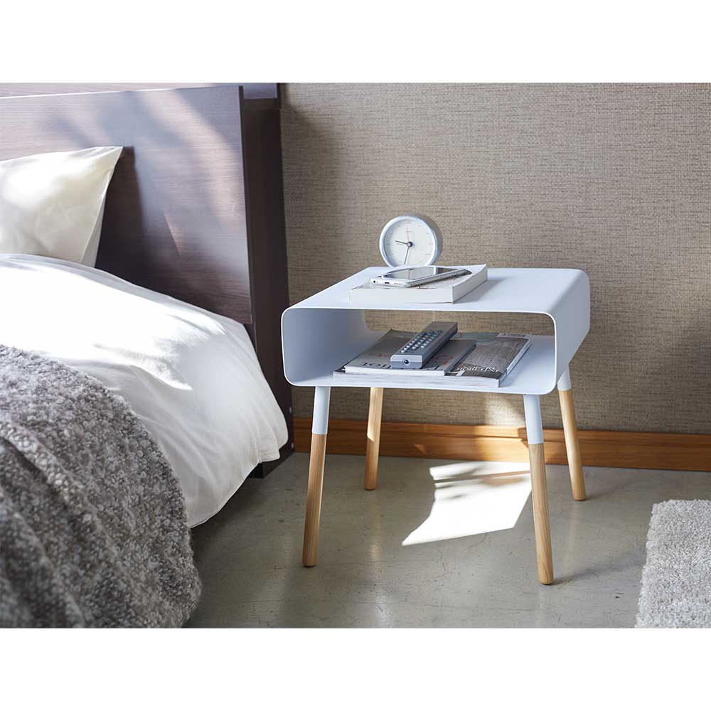 Plain Low Side Table Wh