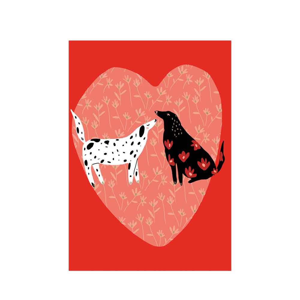 Love Dogs Greeting Card