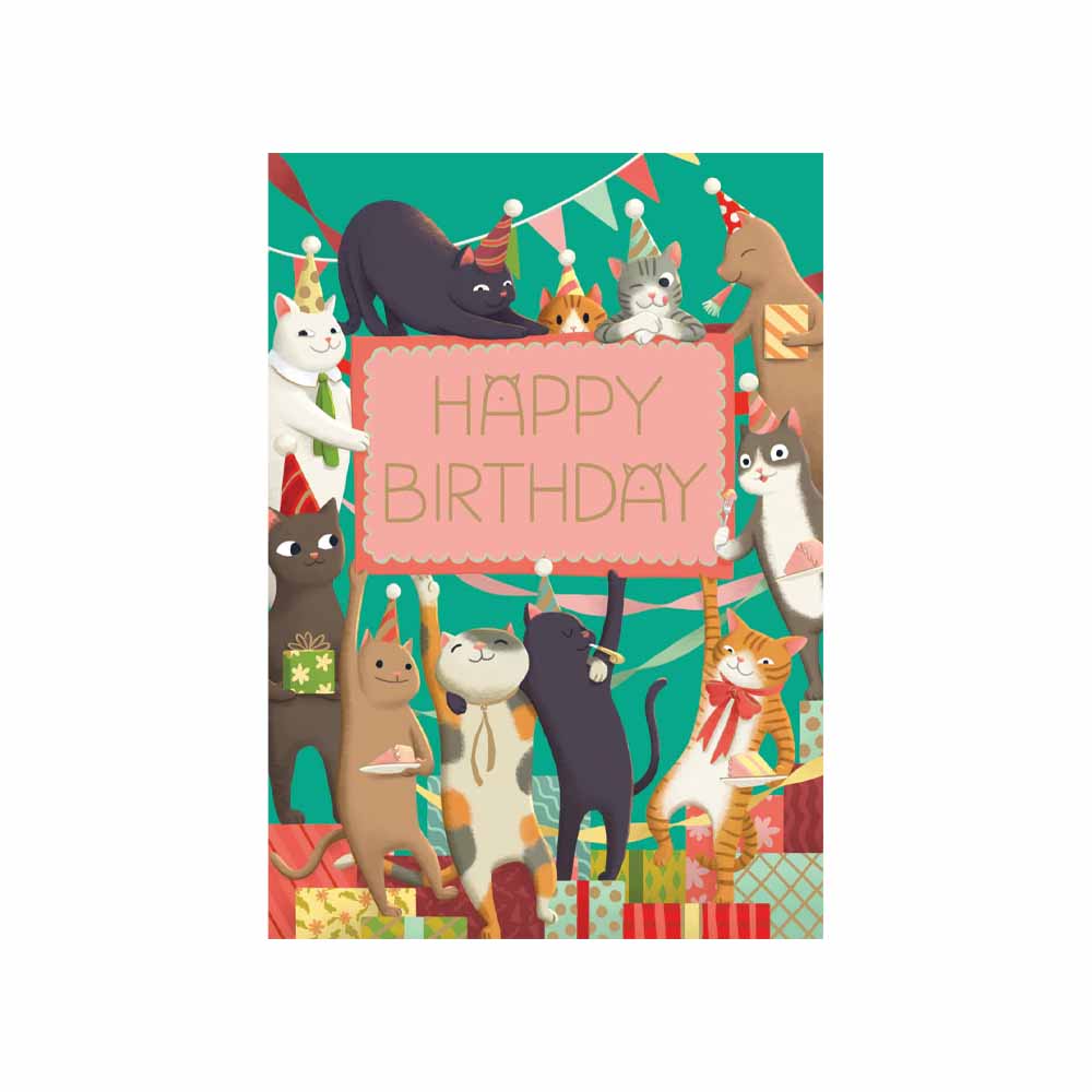 Party Cats Greeting Card