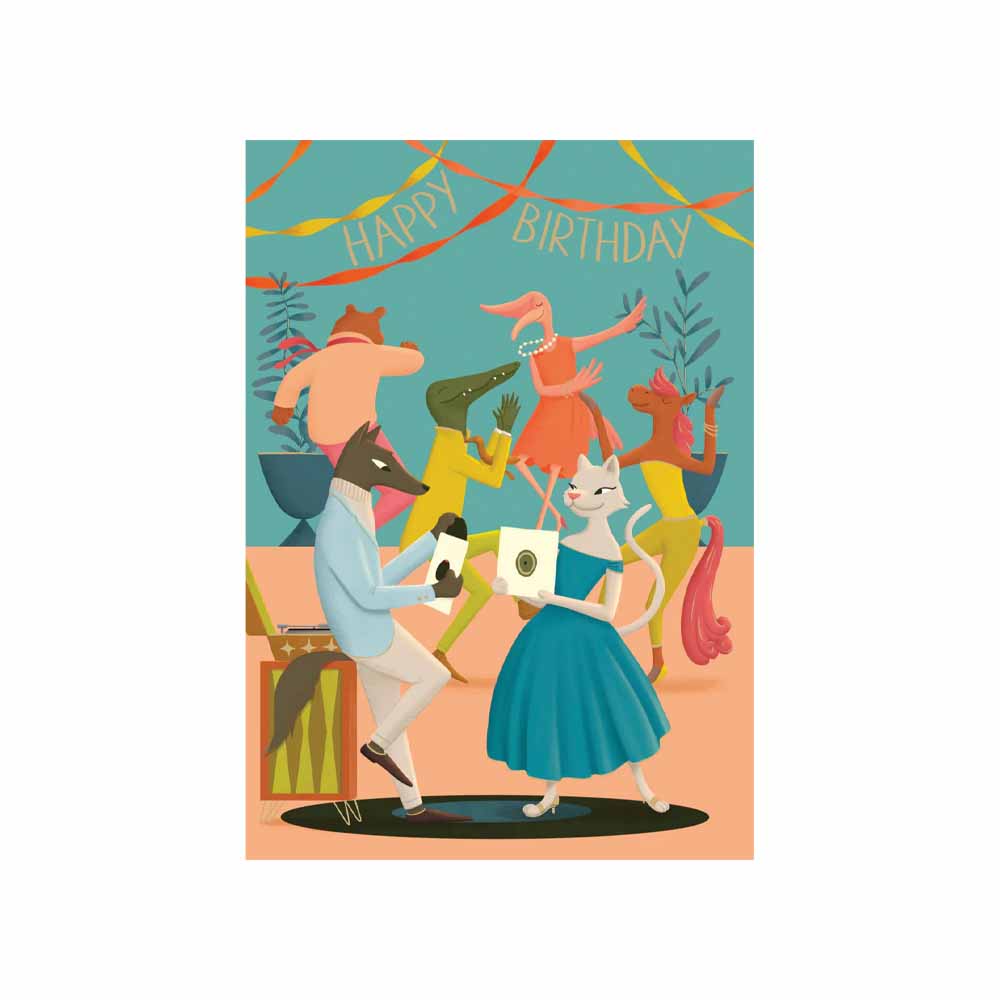 Party Animals Greeting Card