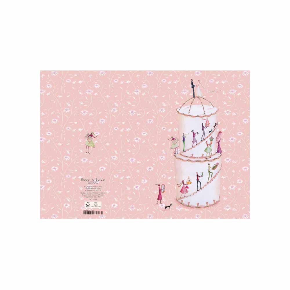 Wedding Cake Staircase Greeting Card