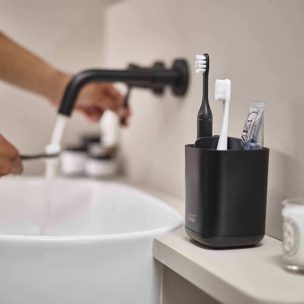 EasyStore Toothbrush Caddy - Matt Black