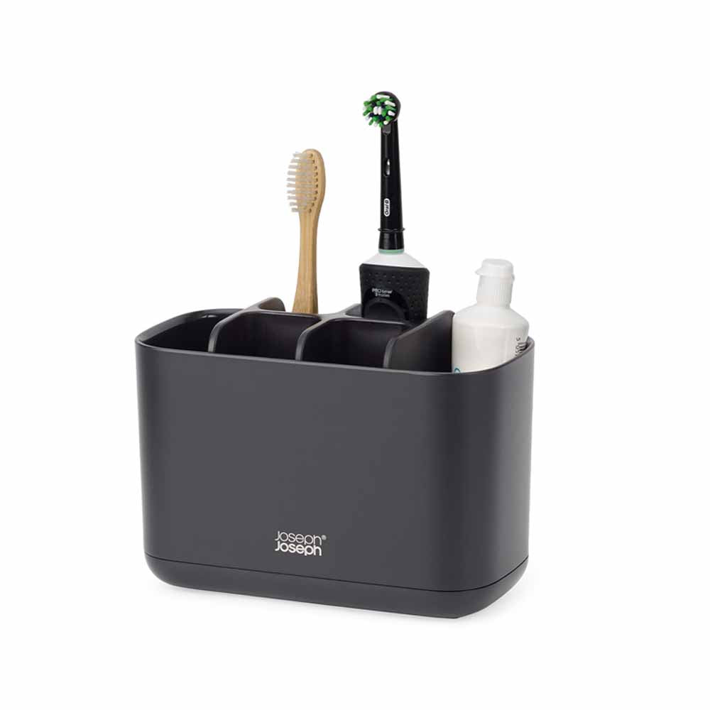 EasyStore large Toothbrush Caddy - Matt Black