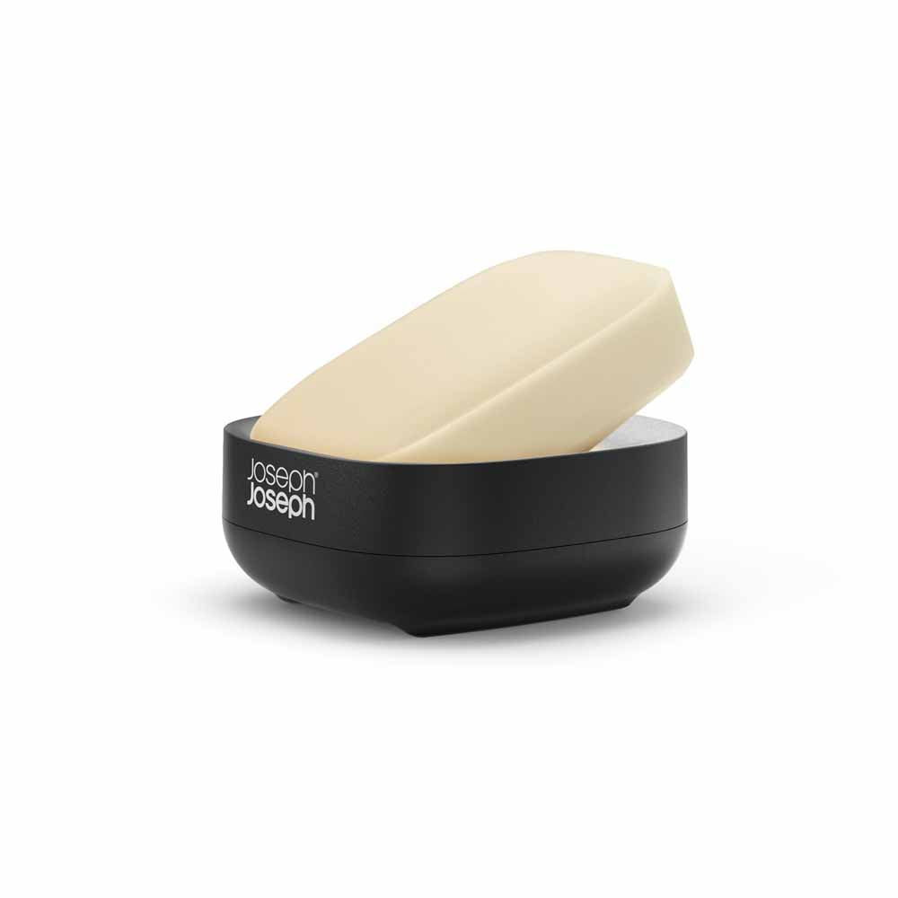 Slim Compact Soap Dish - Matt Black