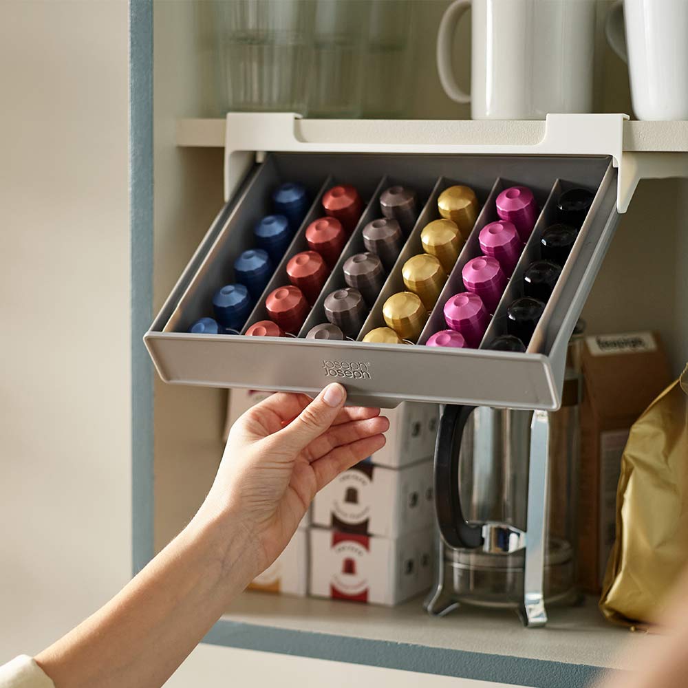 CupboardStore Coffee Capsule Drawer - Grey