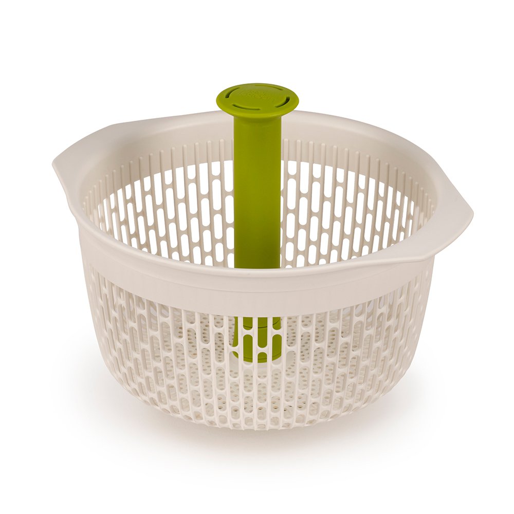 Spindola In-sink Salad-spinning Colander - White/Green