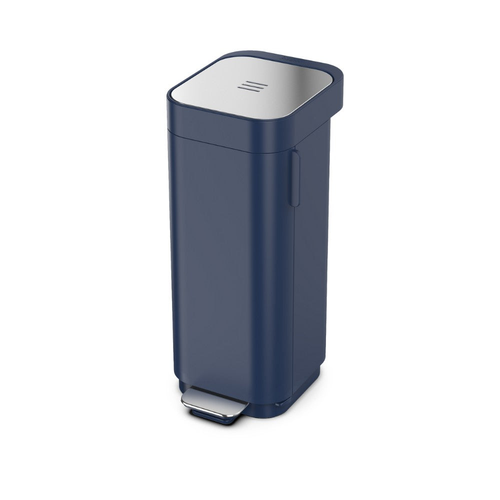 Porta 40L Easy-empty pedal bin – Midnight Blue