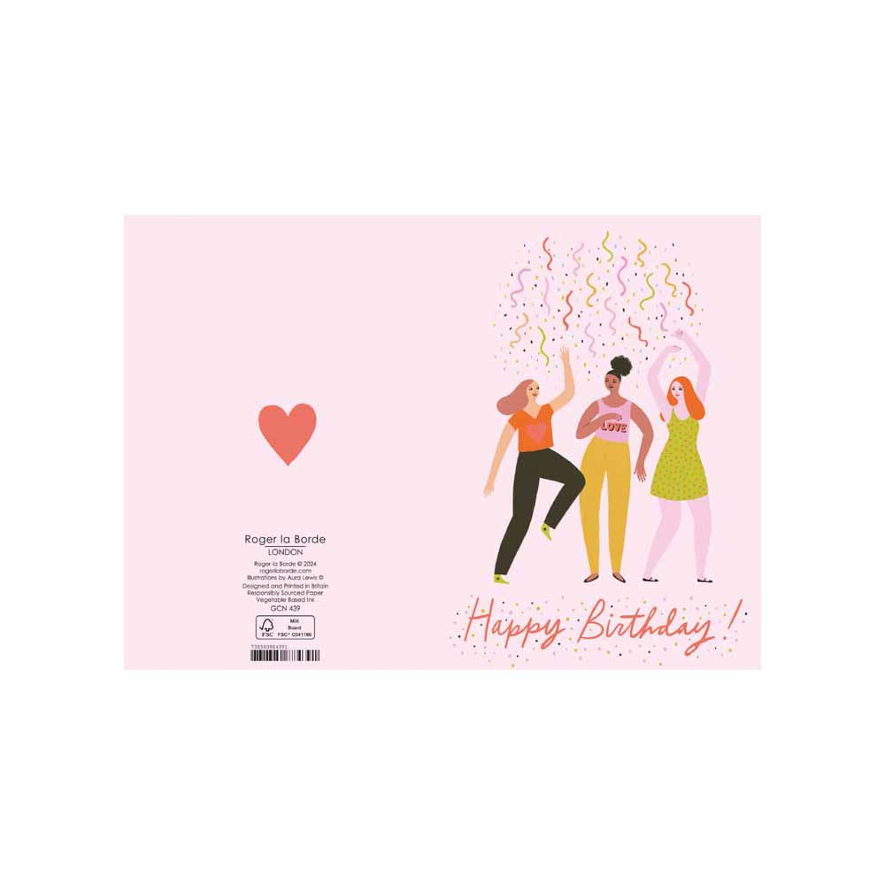 Three Party Girls Petite Card