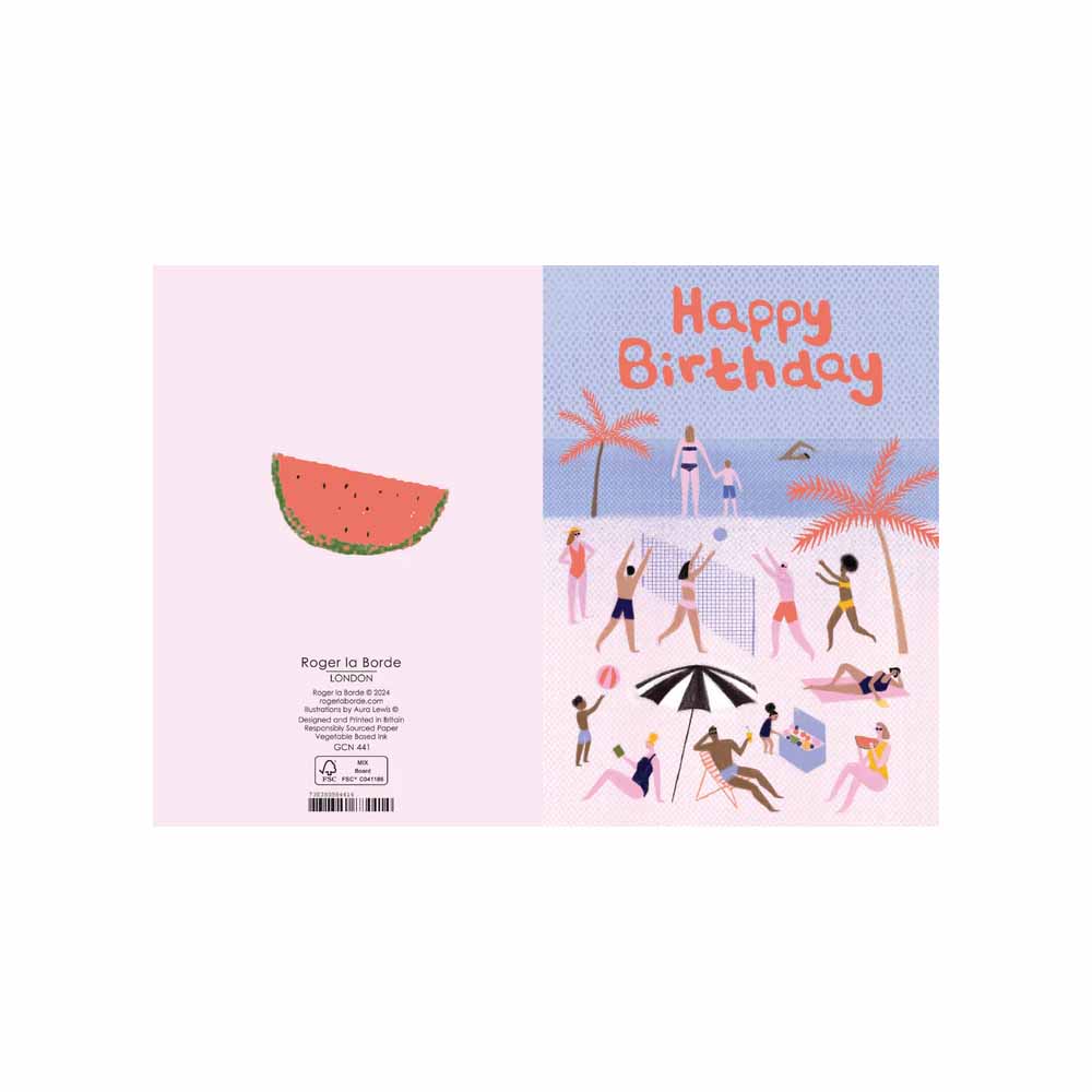 Beach Party Petite Card