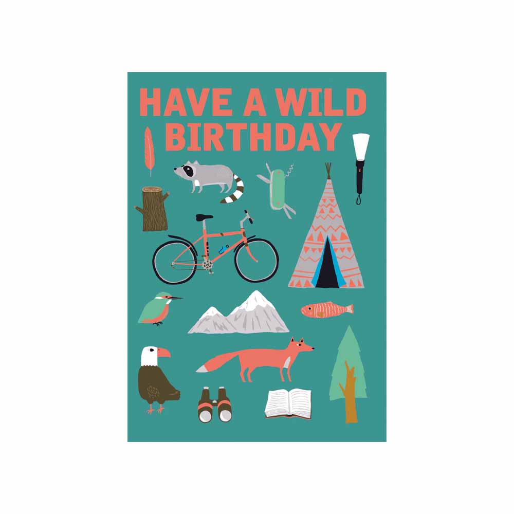 Wild Camping Petite Card