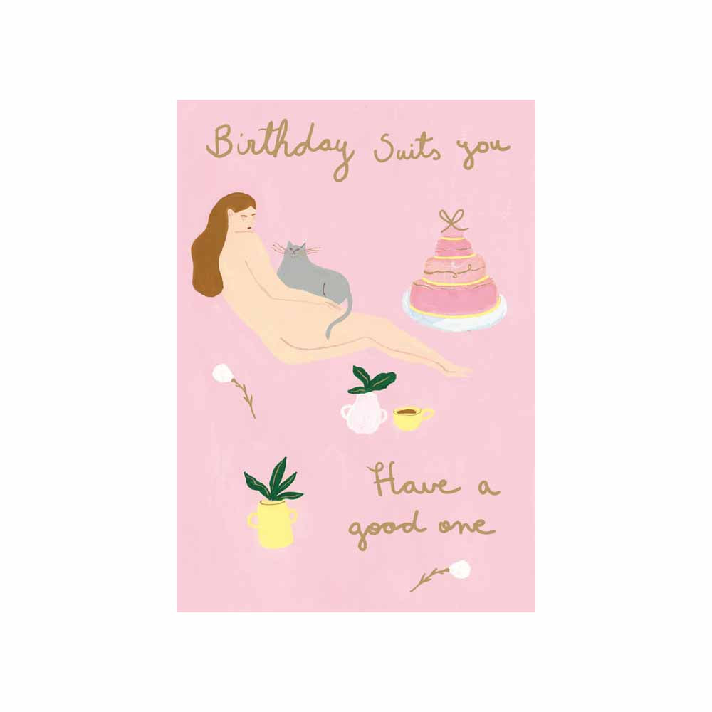 Birthday Suit Petite Card