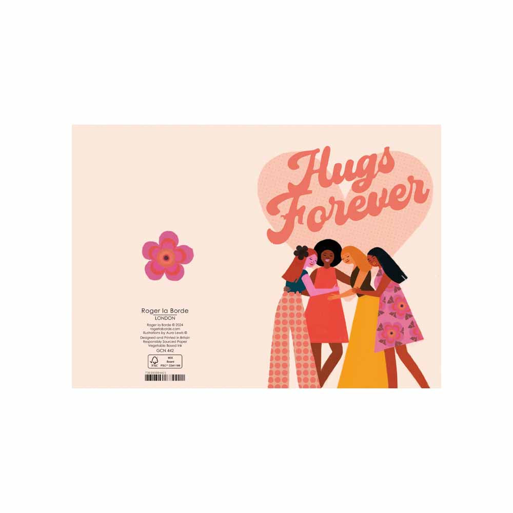 Hugging Girls Petite Card