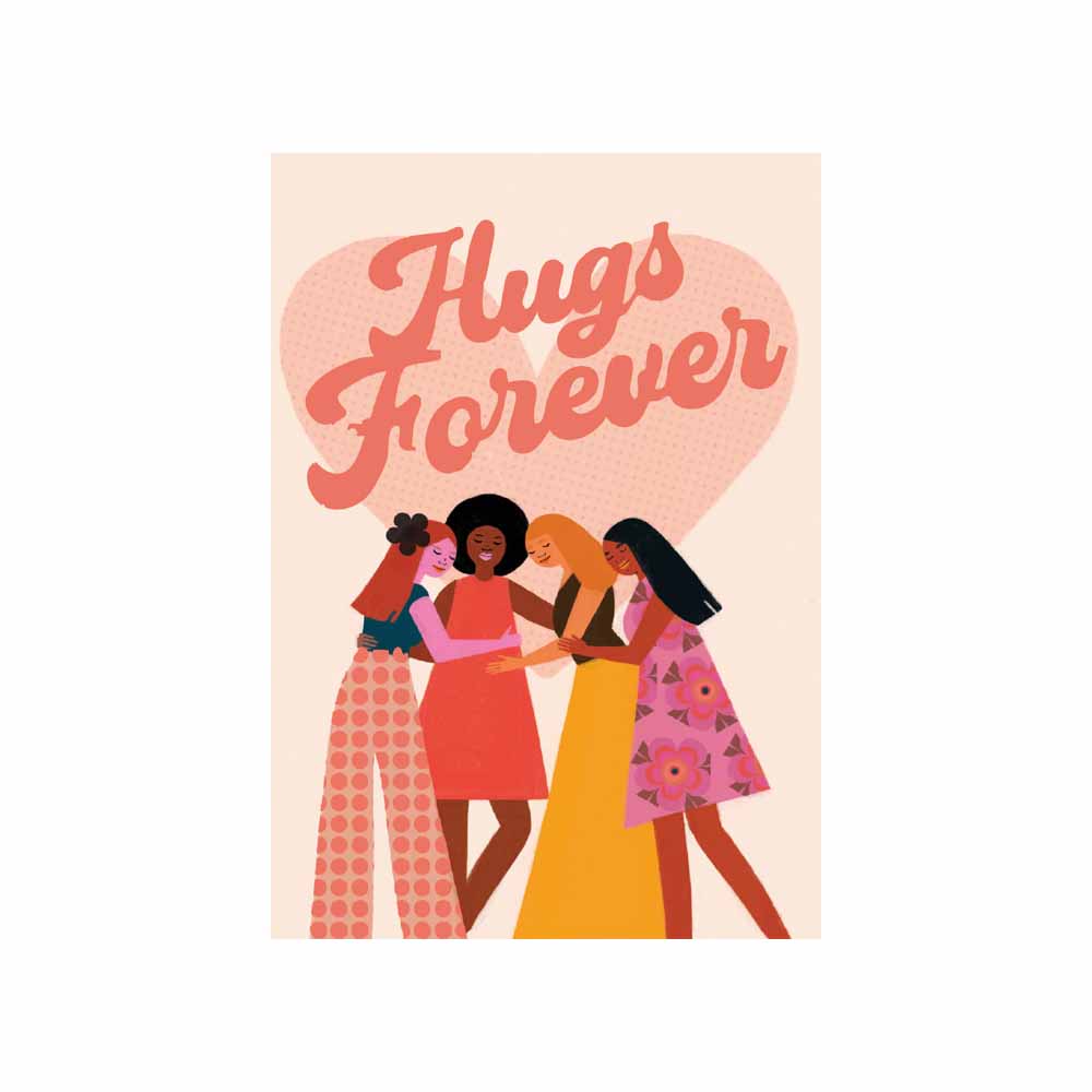 Hugging Girls Petite Card