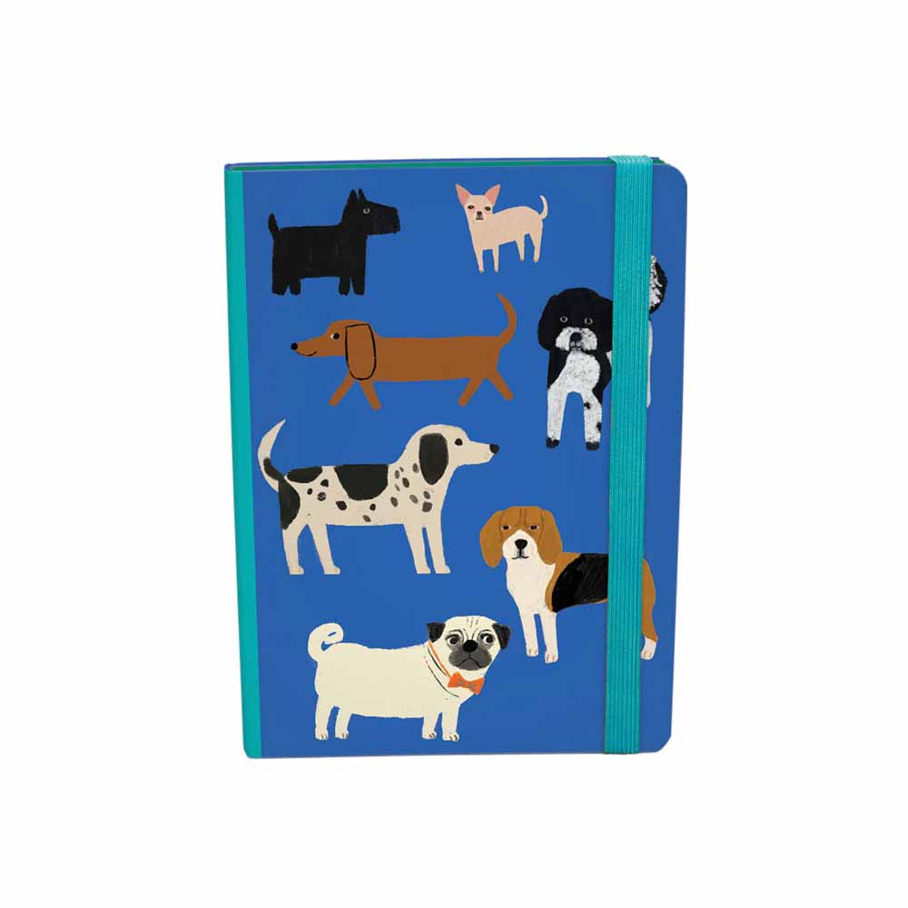 Shaggy Dogs A5 Journal with elastic binder