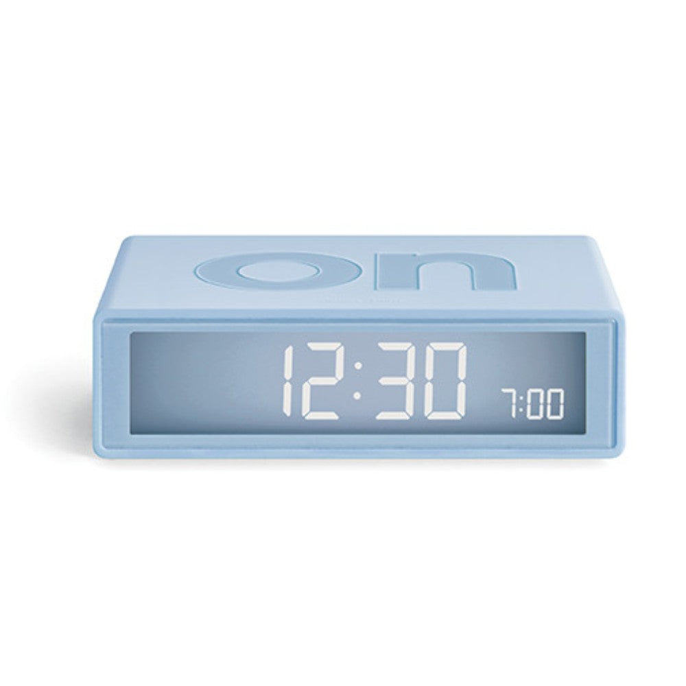 Flip+ Travel Alarm Clock - Light Blue