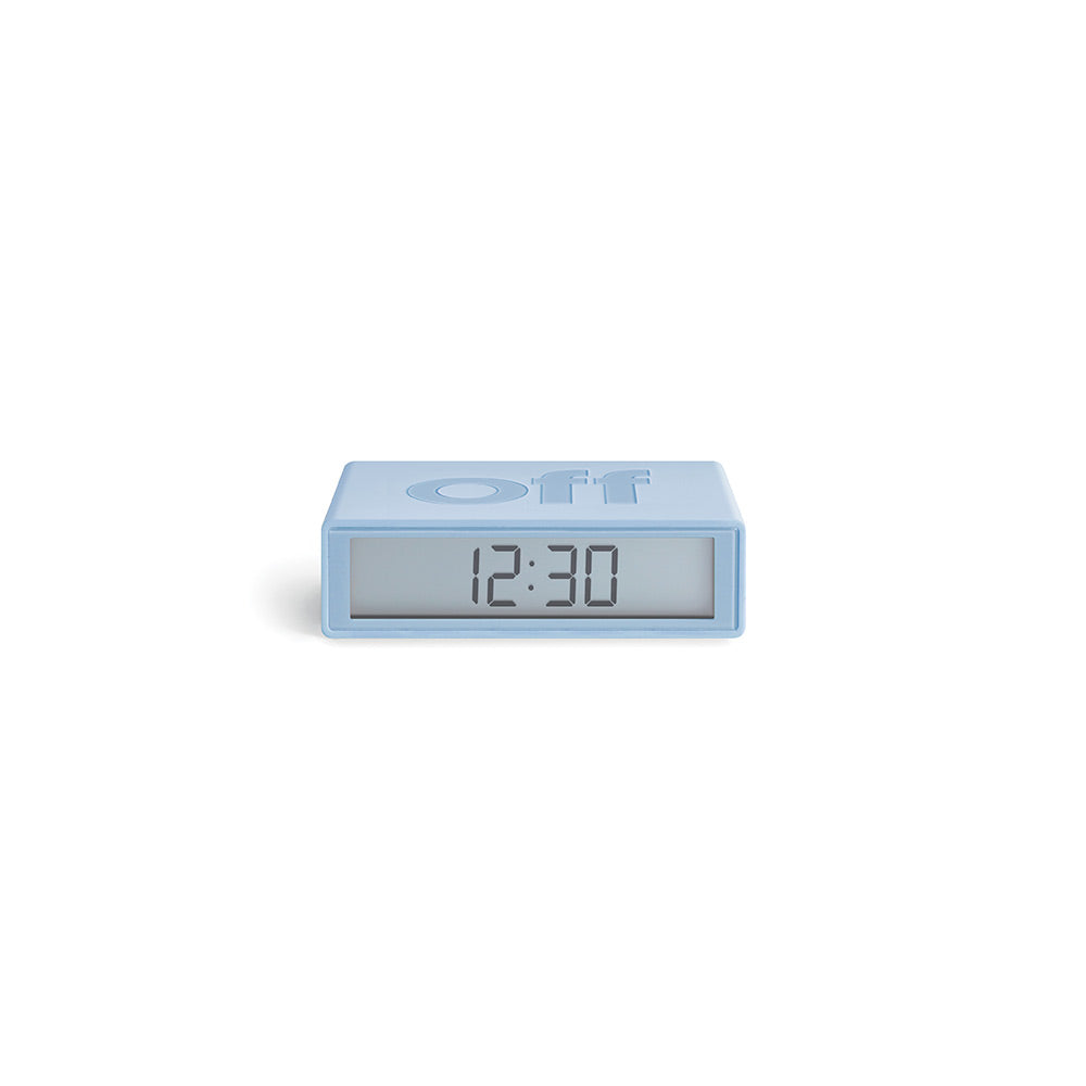 Flip+ Travel Alarm Clock - Light Blue