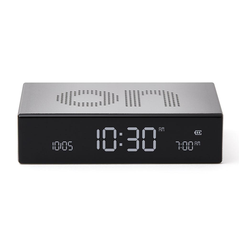 Flip Premium Alarm Clock - Alu Polished