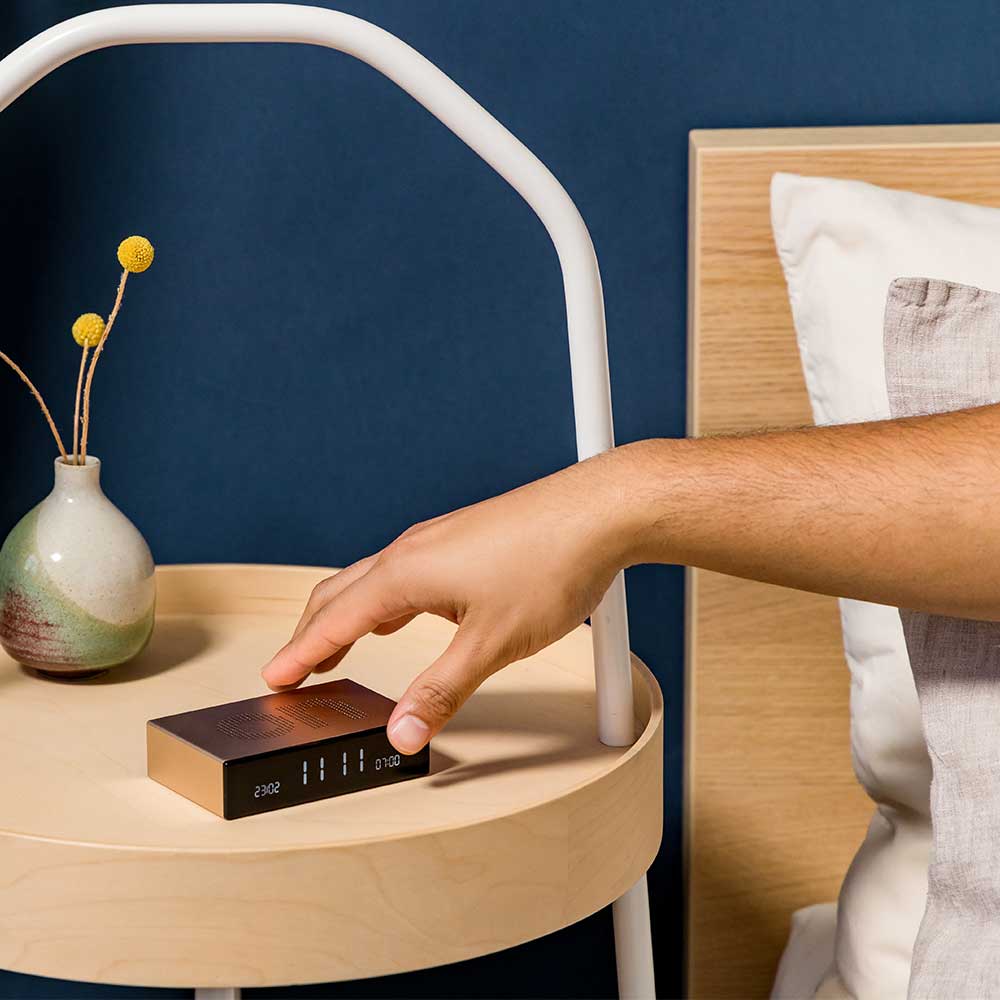 Flip Premium Alarm Clock - Gold