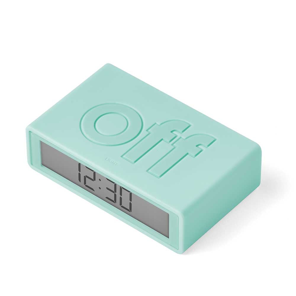 Flip+ Travel Alarm Clock - Mint