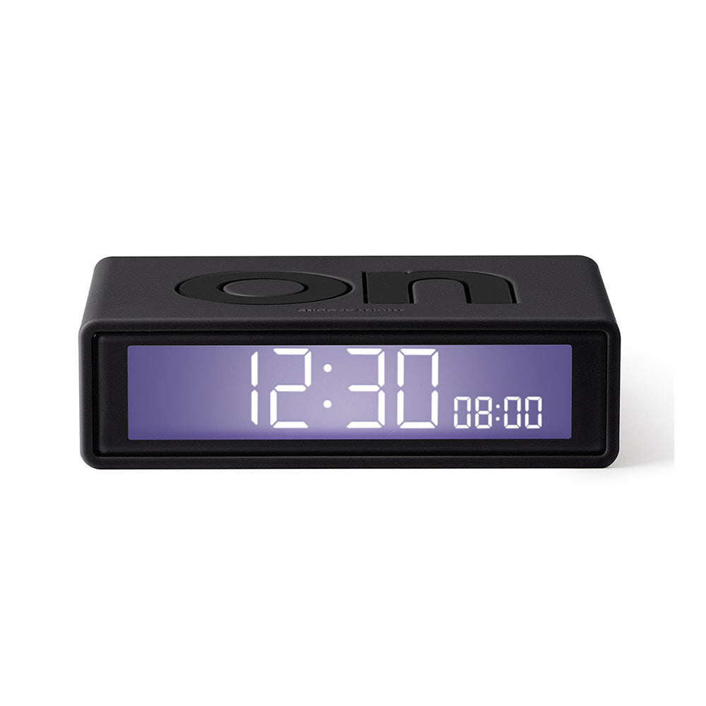 Flip+ Travel Alarm Clock - Dark Grey