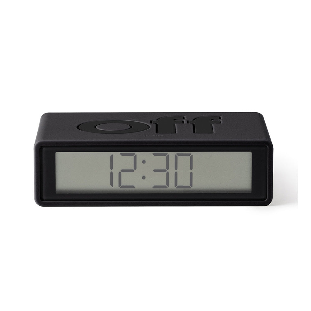 Flip+ Travel Alarm Clock - Dark Grey