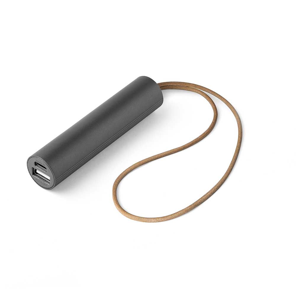 Fine Tube Power Bank - Gun Metal