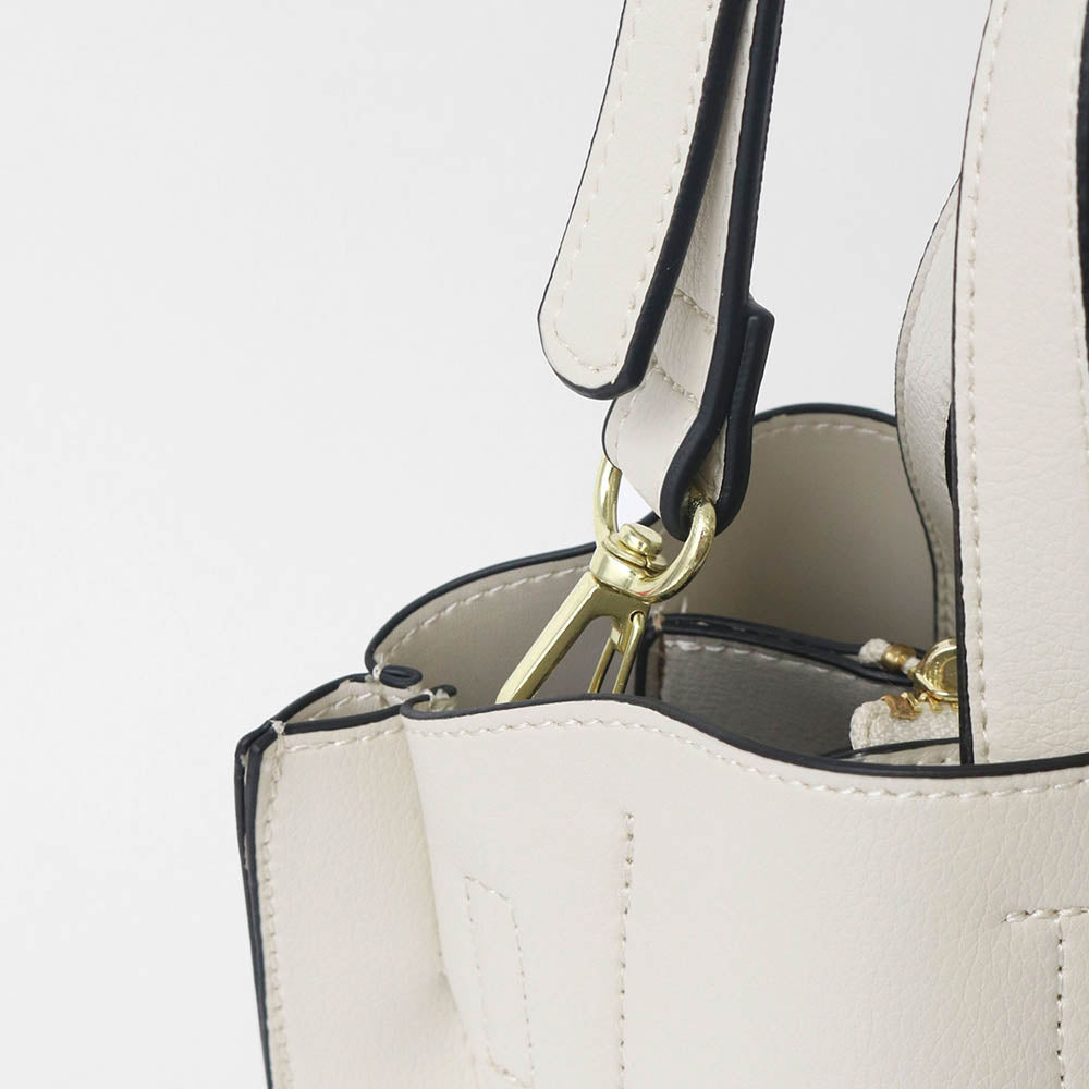 Light Weight 2Way Tote Light Ivory 0002