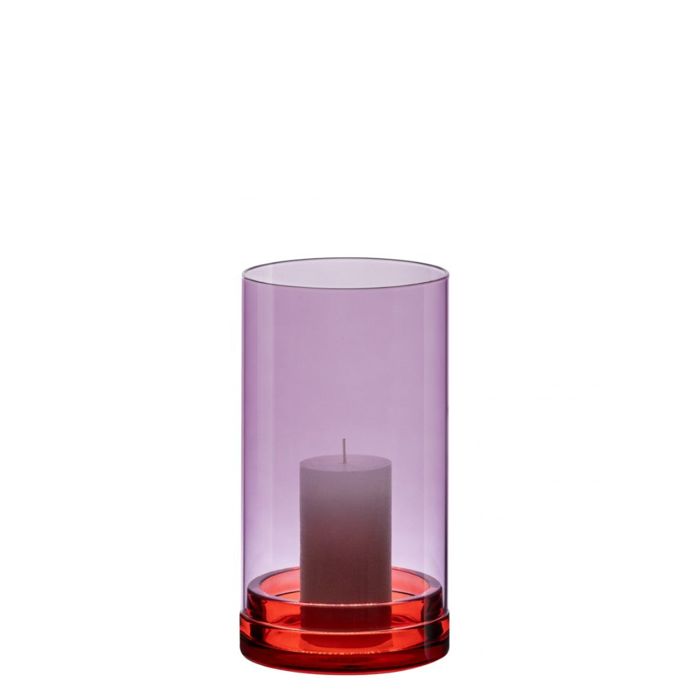 Glass Lantern Large Lucius Violett