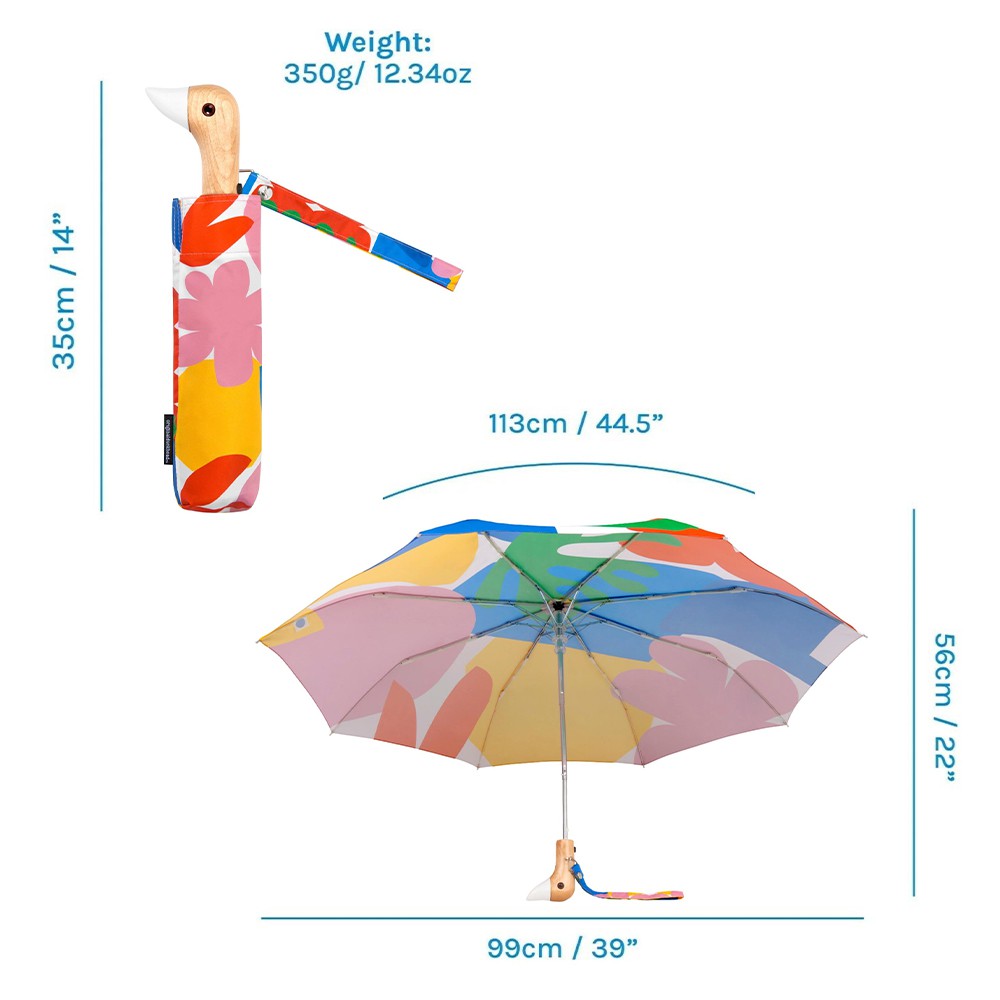 Matisse Print Compact Duck Umbrella