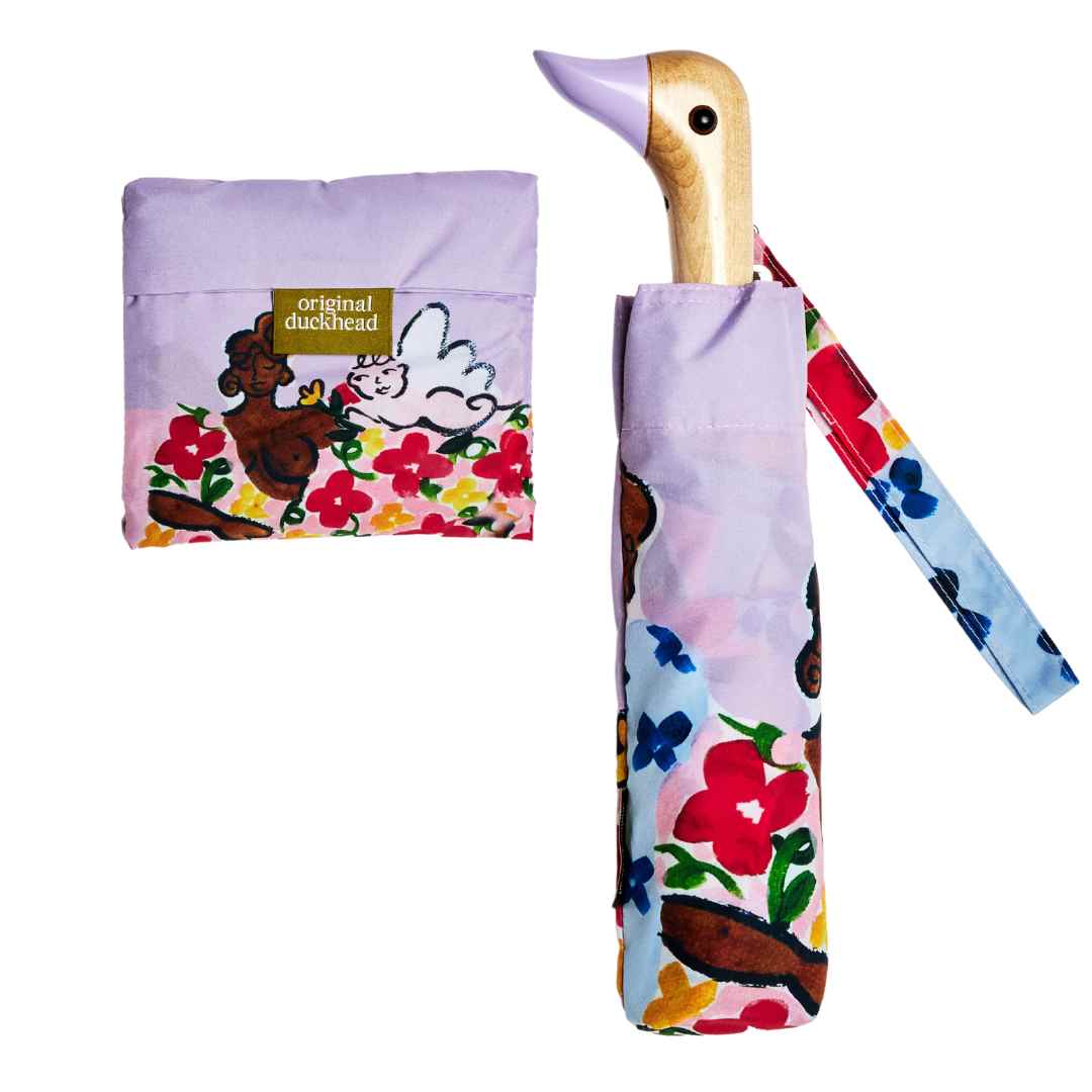 Heaven's Garden Compact Duck Umbrella