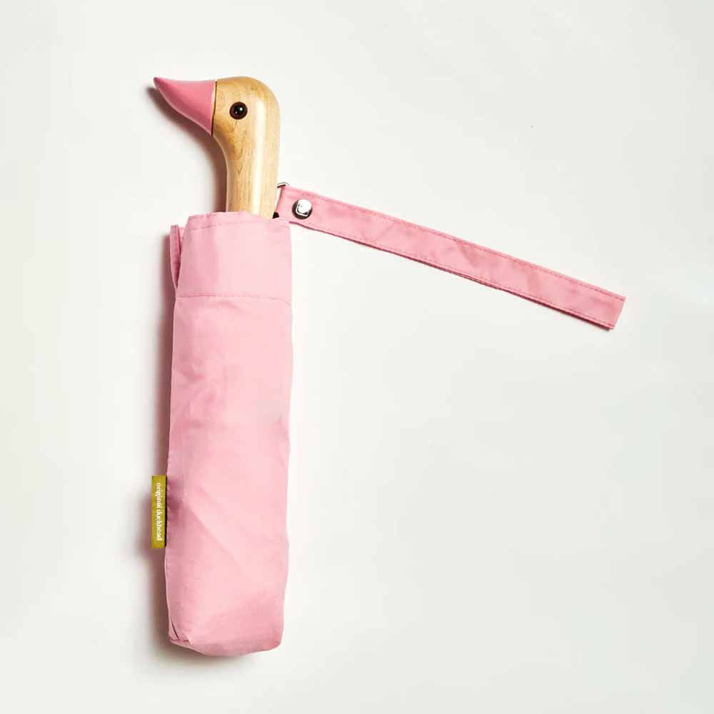 Pink Compact Duck Umbrella