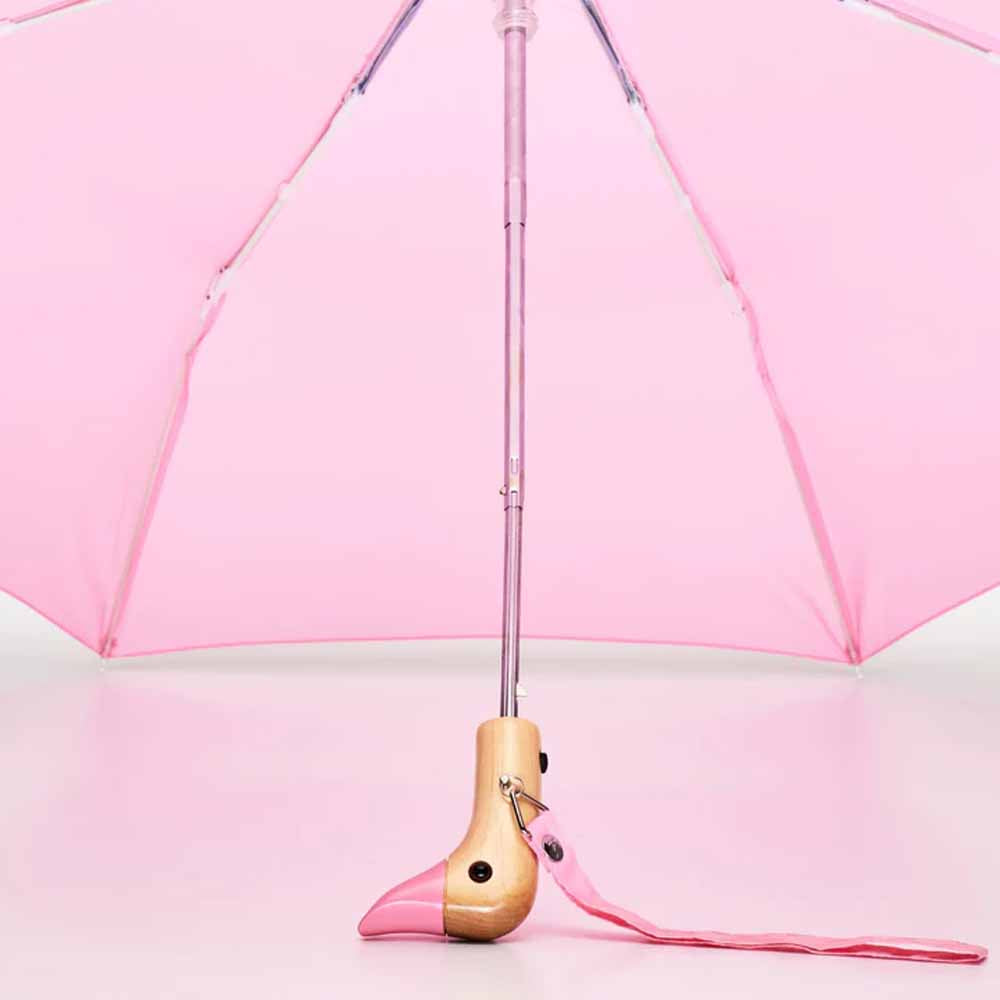 Pink Compact Duck Umbrella