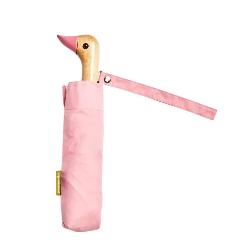 Pink Compact Duck Umbrella