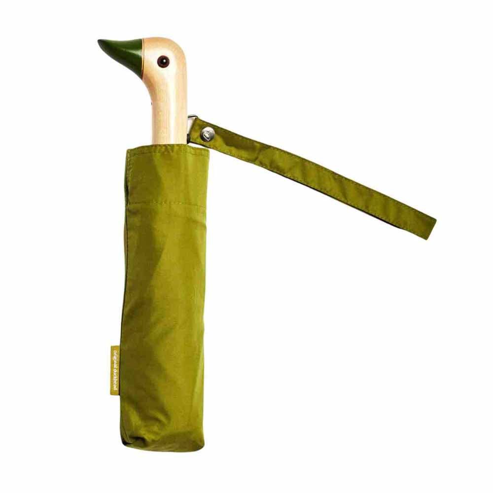 Olive Compact Duck Umbrella