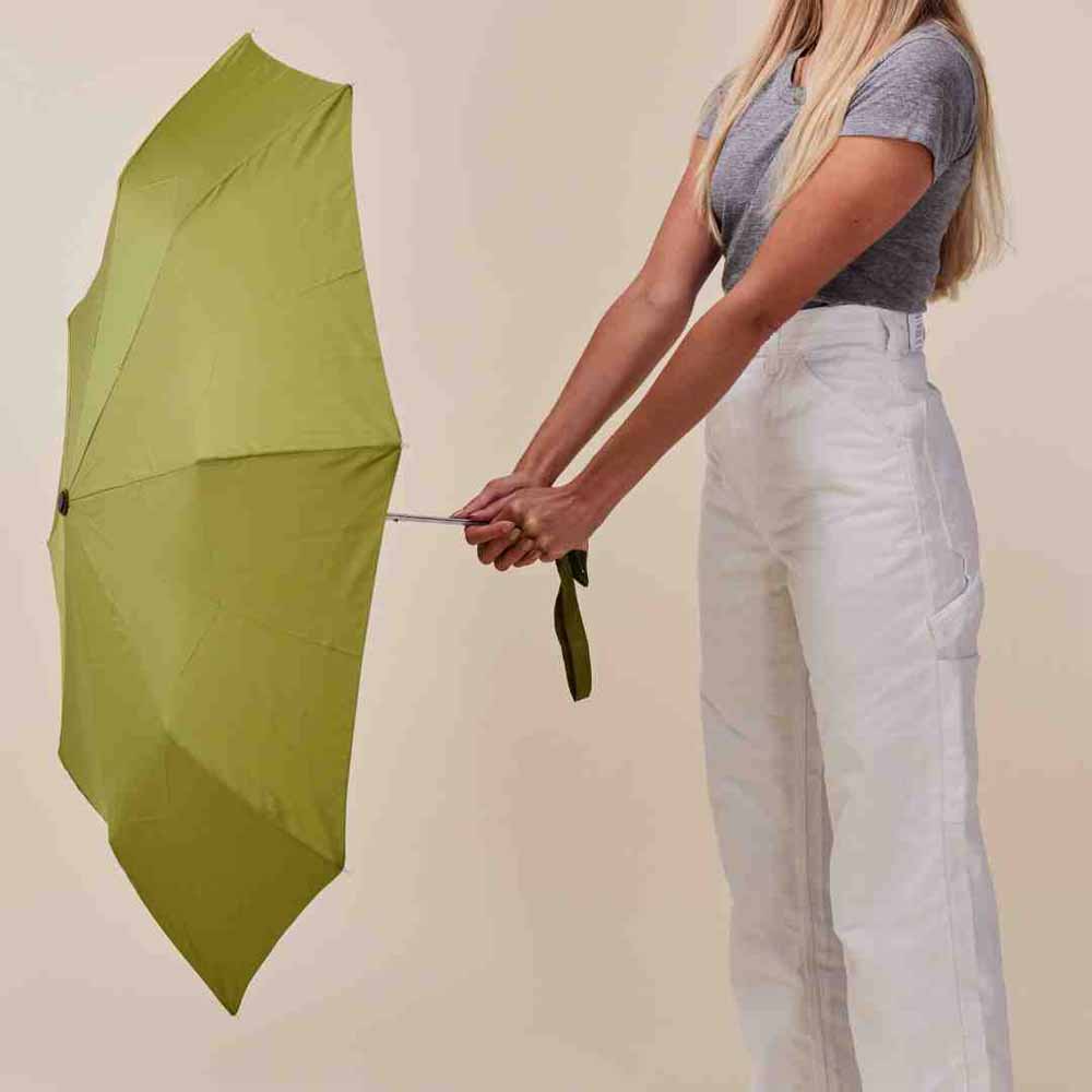 Olive Compact Duck Umbrella