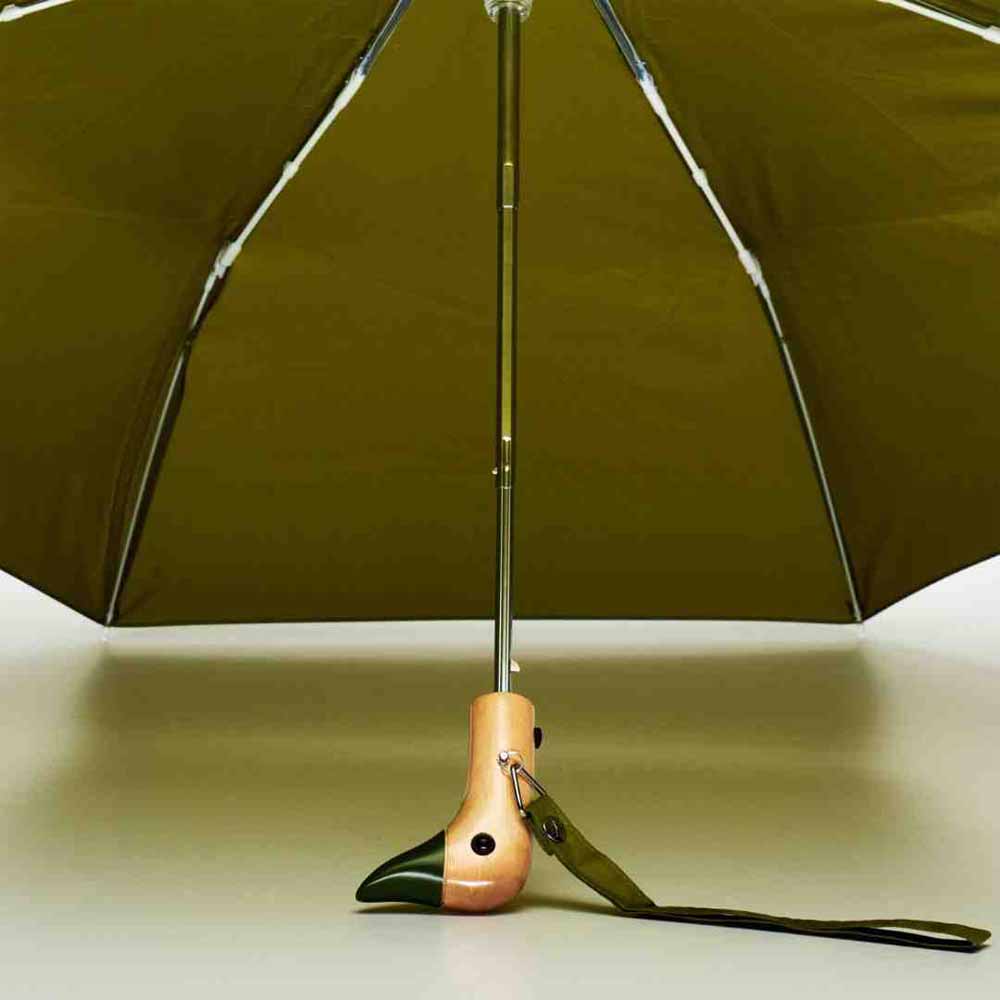 Olive Compact Duck Umbrella