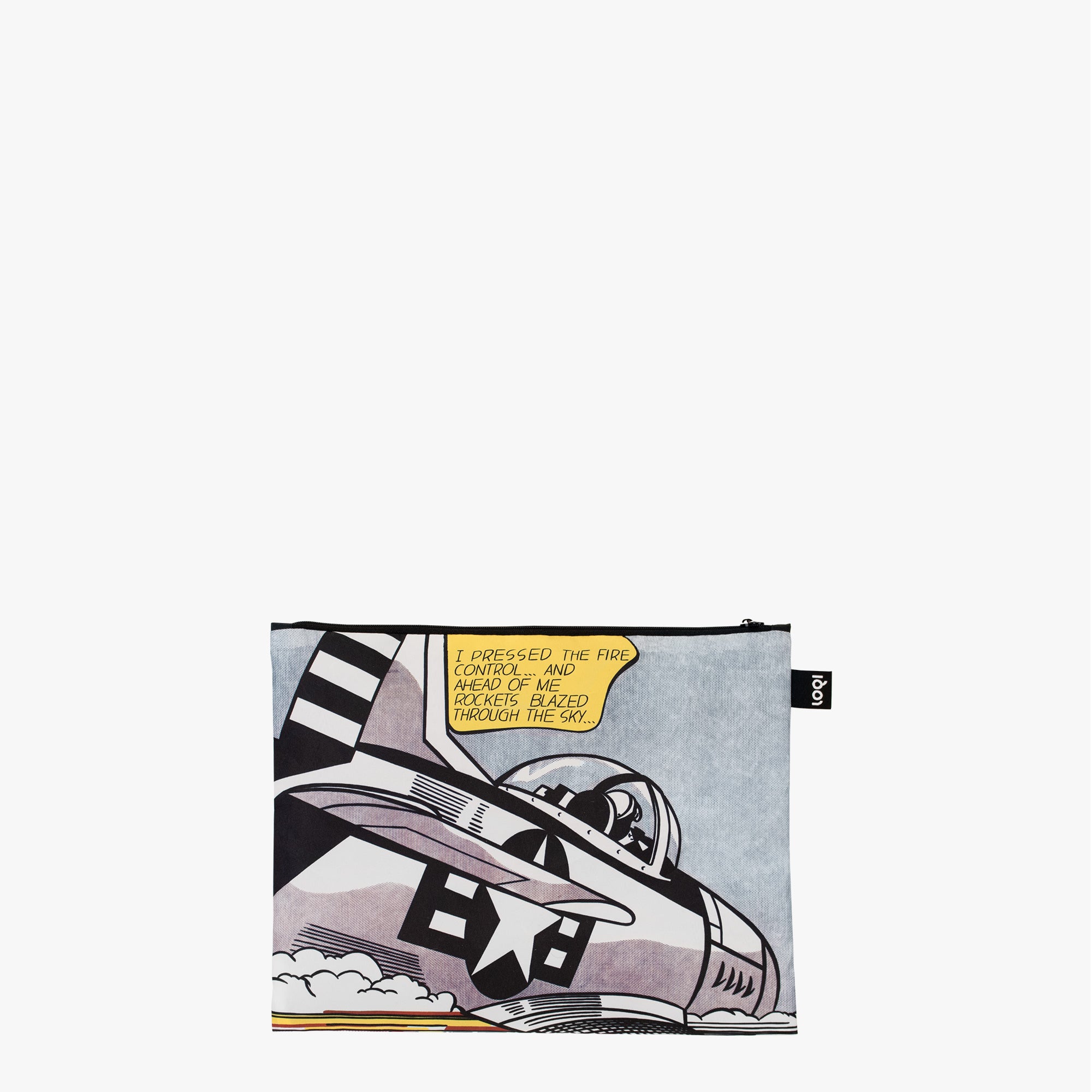 Zip Pockets, Recycled - ROY LICHTENSTEIN Whaam!