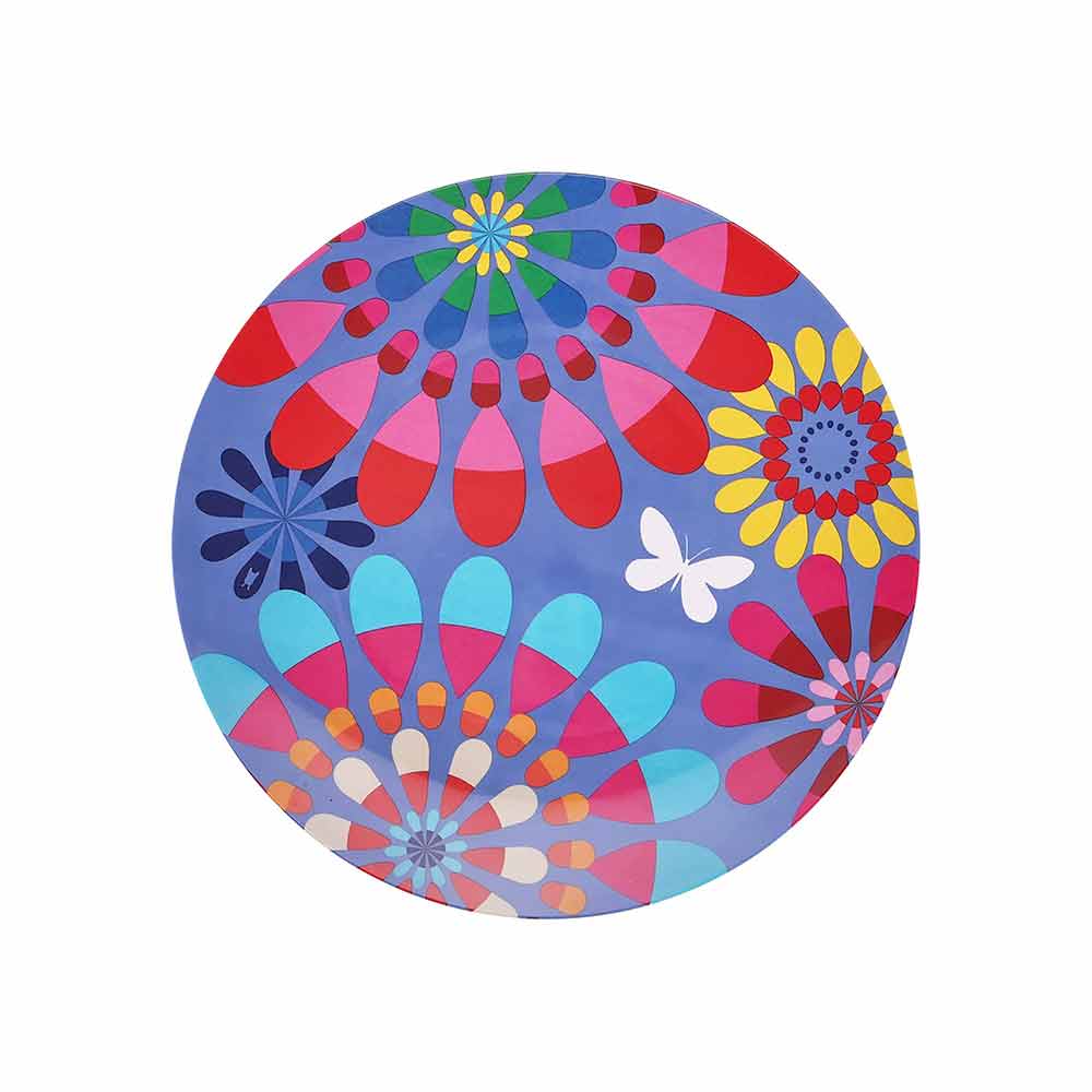 Set of 4 Medium Plates - Festival