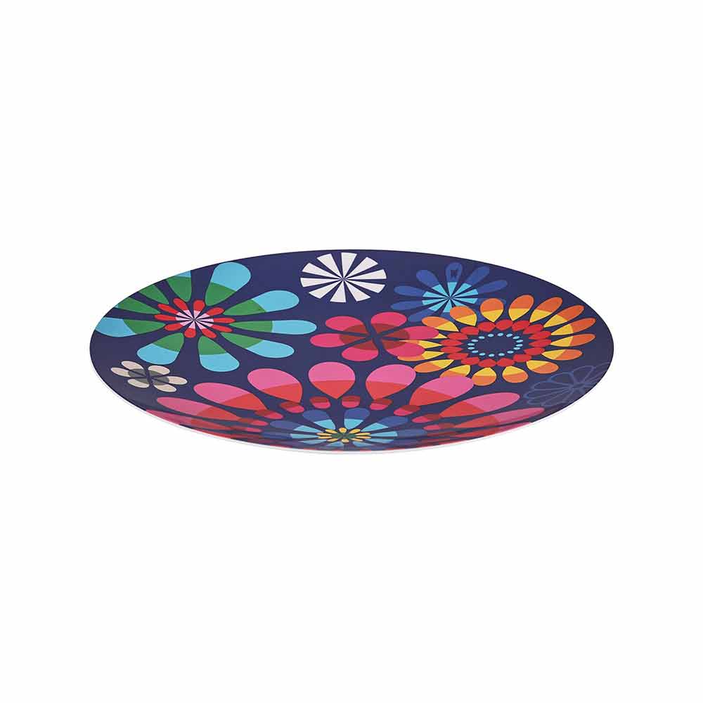 Set of 4 Large Plates - Festival