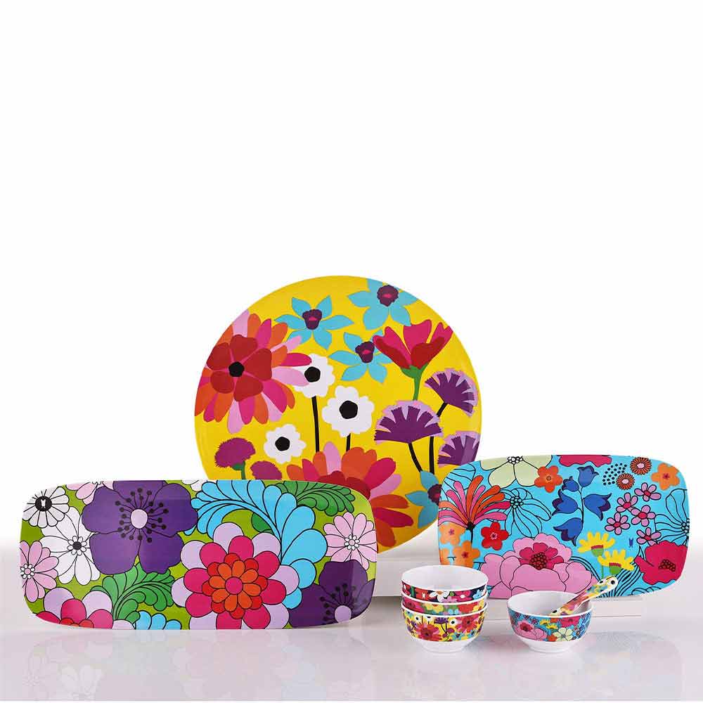 Set of 4 Mini Bowls - Garden Floral