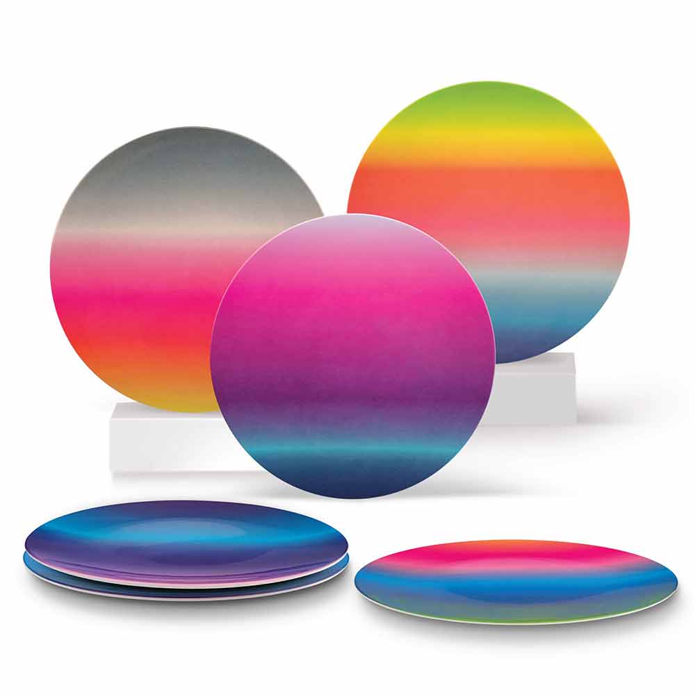 Set of 6 Large Plates Gift Box - Aurora