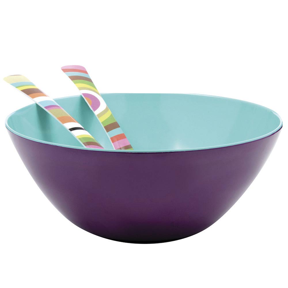 Salad Bowl - Grape/Torquoise