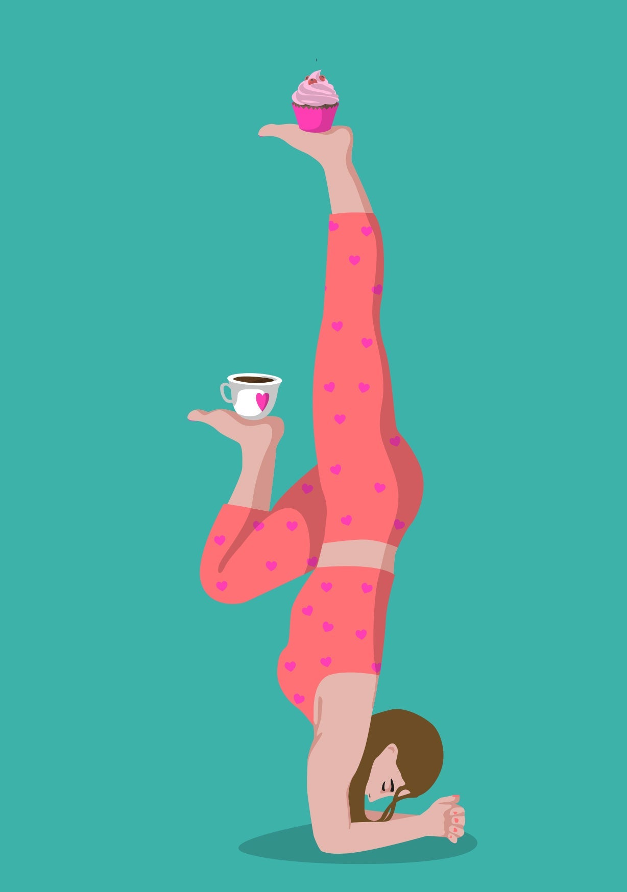 PK - Happiness - Yoga Stand with Coffee