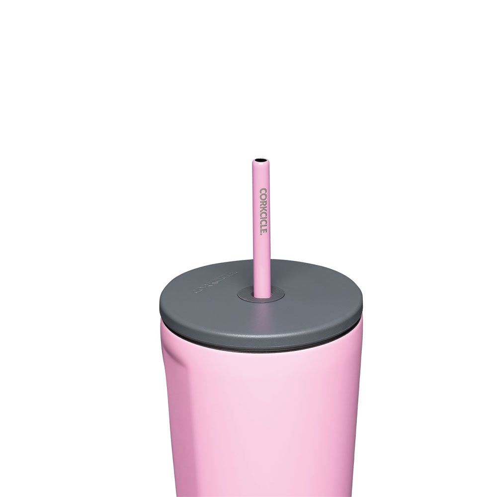 Cold Cup With Straw 710ml Baby Pink