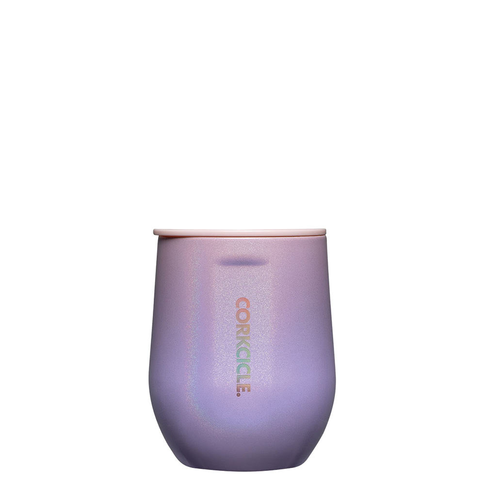 Stemless Cup 350ml Glittery Purple Ombre