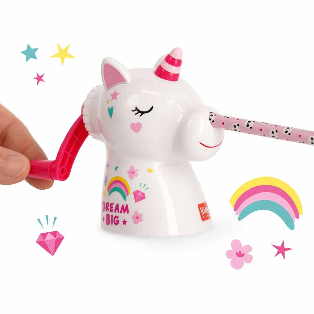 Desktop Pencil Sharpener - Dream Big - Unicorn