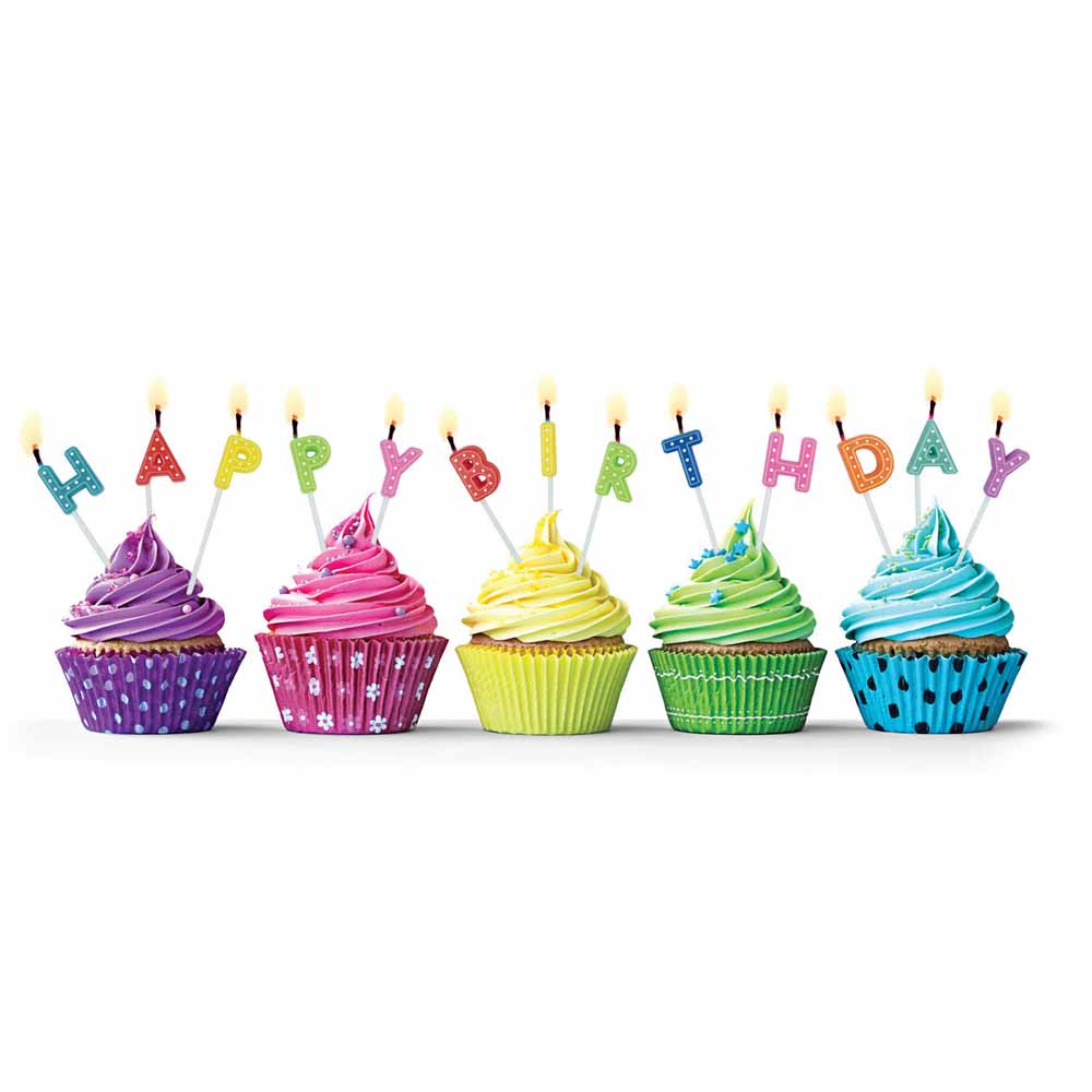 CAKE CANDLES - PARTY CANDLES - MULTICOLOR